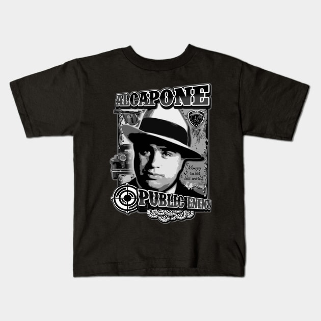 Al Capone Kids T-Shirt by GoEast